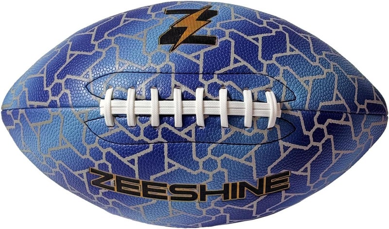 ZEESHINE HyperGlow Holographic Football – Ultra-Reflective Glow in Dark, Cool Sports Gift for Men & Women, Outdoor/Indoor Game - Image 4